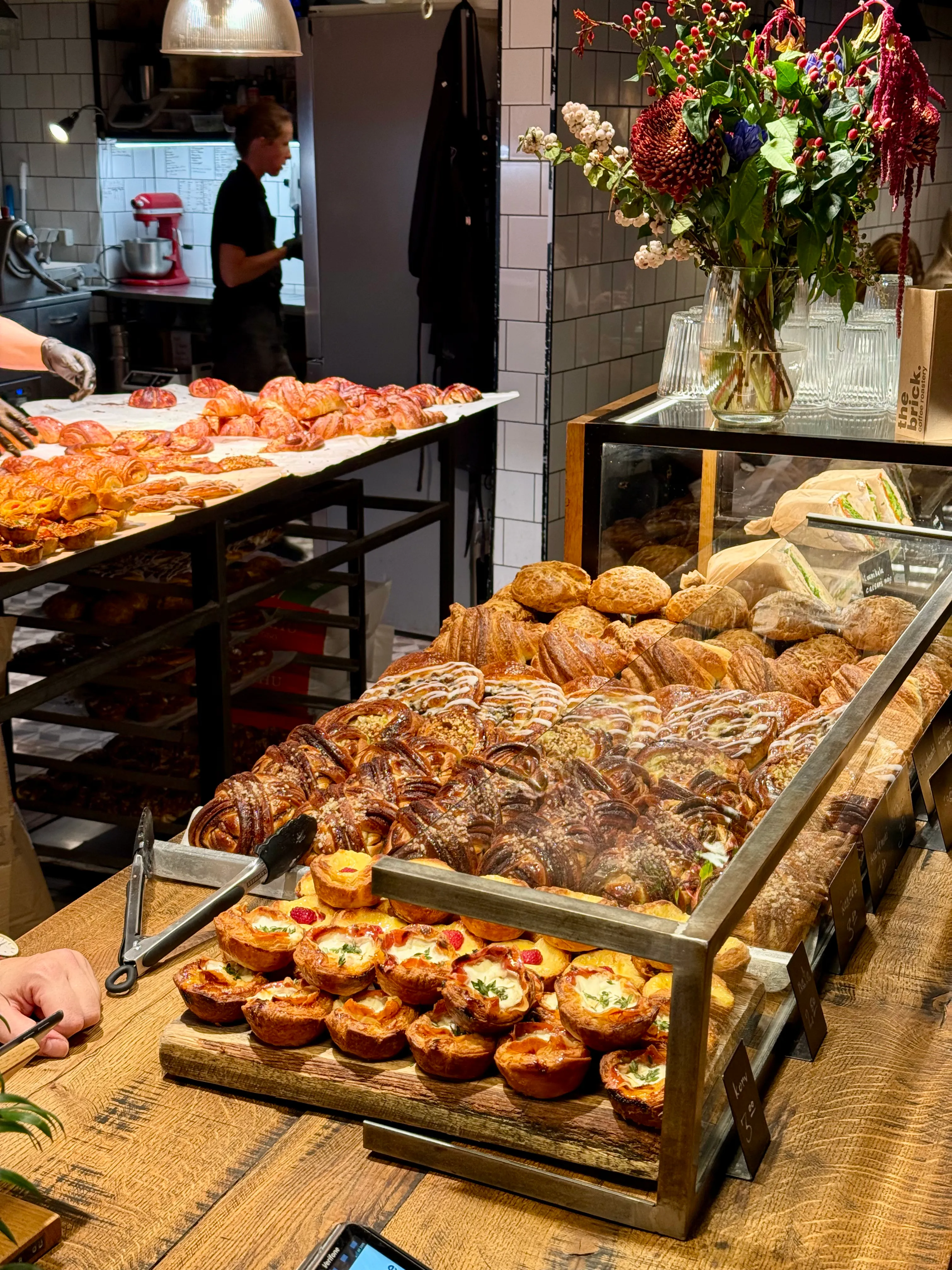 Pastries and bread at RØST Bakery